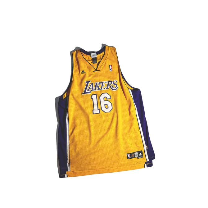 Vintage Lakers Jersey Gasol NBA