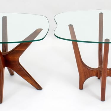 Adrian Pearsall Mid-Century Modern End Tables, 2