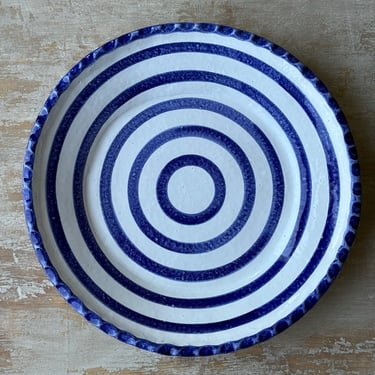 Talavera Round Platter &#8211; Mexican Blue