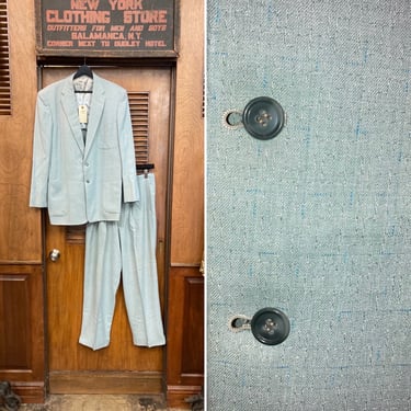 Vintage 1950’s R n R Atomic Fleck Rayon Rockabilly 2 Piece Suit, Patch Pocket, Sportcoat, Pleated Pants, Rockabilly, 1950s, Atomic, Fleck, 