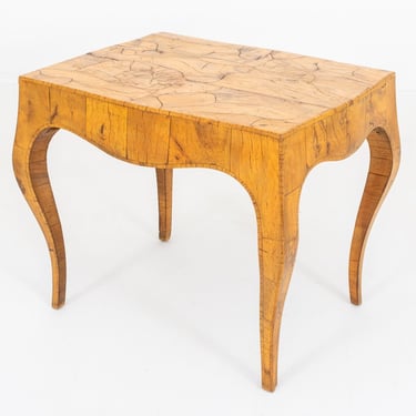 Mid-Century Italian Olivewood Veneered Table, 1960