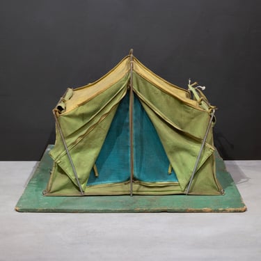Vintage Salesman's Sample Canvas Camping Tent c.1940