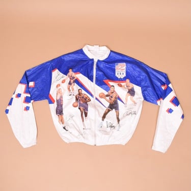 1992 Kellogg Olympic Dream Team Windbreaker By Tyvek, XL