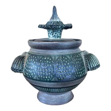 Free shipping within continental US - Vintage Handmade Studio Pottery With Intricate Handles 
