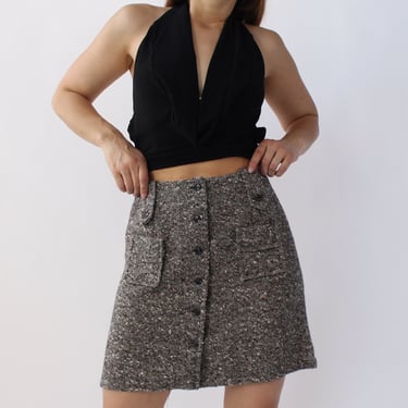 Vintage Speckled Miniskirt - W27