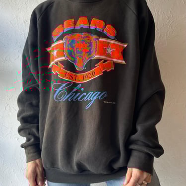 80s ‘Chicago Bears’ Crew Neck Sweatshirt / XL 