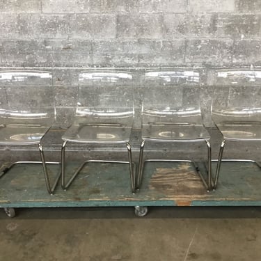 IKEA Tobias Clear Chair Set (Seattle)