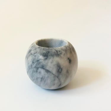 Marble Sphere Votive Candle Holder 