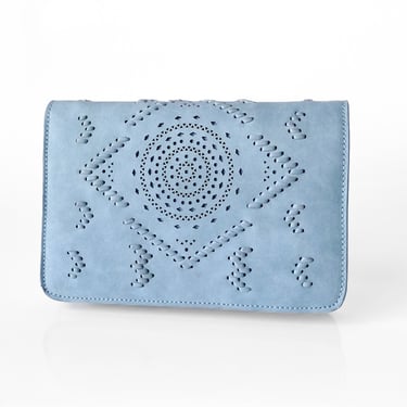 Modern Baby Blue Crossbody Bag