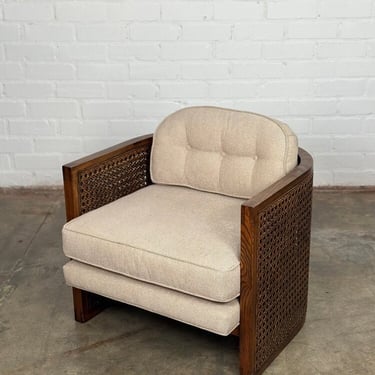 Vintage cane barrel chair #2 