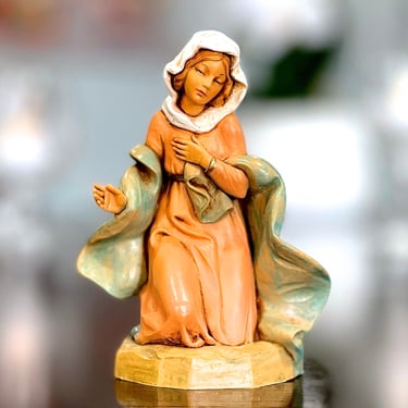 VINTAGE: Original Fontanini Depose Italy Mary Figurine - Mother of Jesus - Our Lady of Grace - Roman Inc, Made in Italy - SKU 15-C1-00040146 