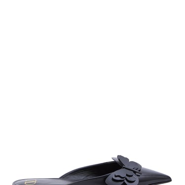 Valentino Garavani Women Flat Mules In Leather