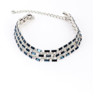 Art Deco Montana Crystal Choker