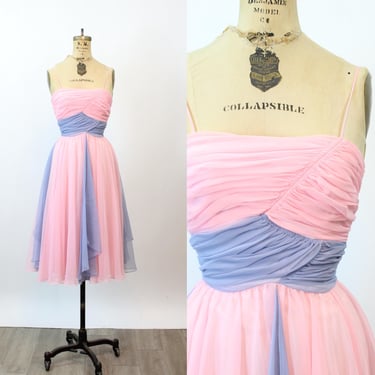 1960s LILLI DIAMOND chiffon dress xs| new spring summer 
