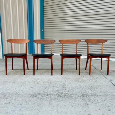 1960s Danish Modern Teak Dining Chairs by Kurt Ostervig for Brande Møbelindustri - Set of 4 