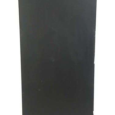 Reclaimed 33.375 in. Curved Edge Glass Vitrolite Black Tabletop