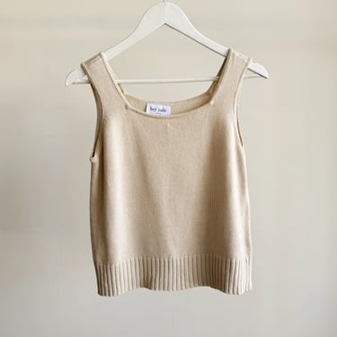 Oat Silk + Cashmere Vest Top