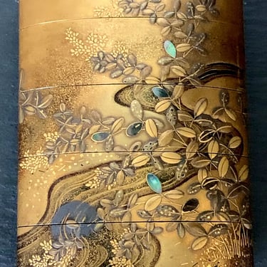 Fine Japanese Lacquered Inro by Kajikawa