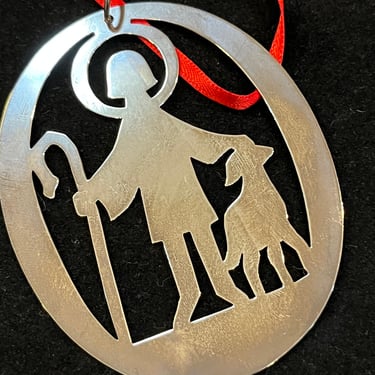 James Avery ornament sterling silver The Lord is my Shepherd retired 