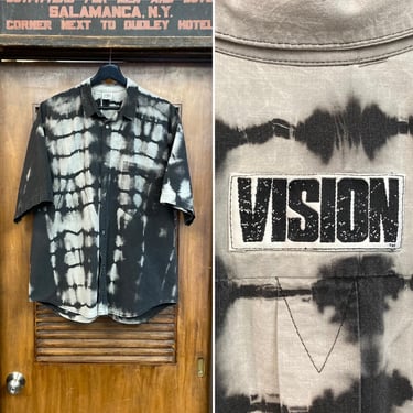 Vintage 1980’s Size XL “Vision Street Wear” X-Ray Style Cotton Skateboard New Wave Shirt, 80’s Vintage Clothing 