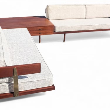 Mid Century Modern Harvey Probber Sectional and Table Set 