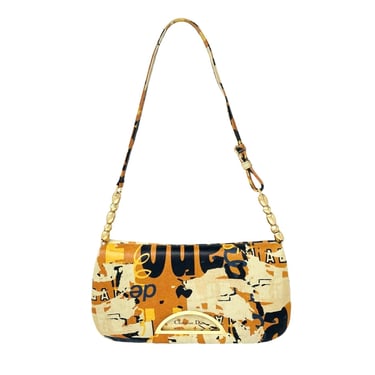 Dior Orange Logo Shoulder Bag