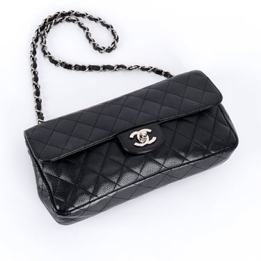 East West Quilted Caviar Bag