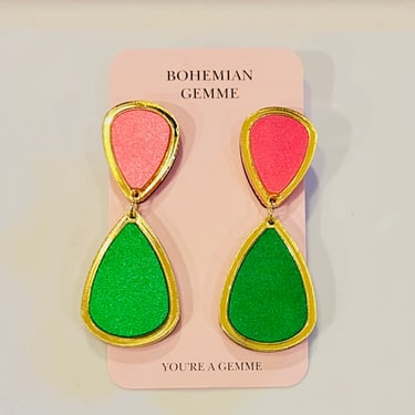 Sample Sale Green & Pink Drops