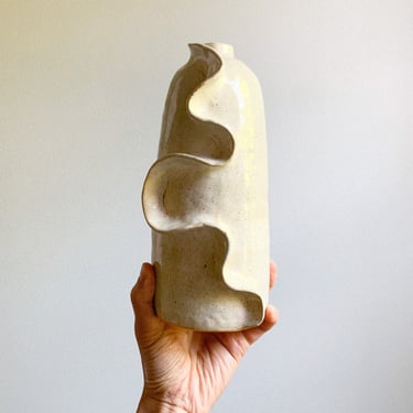 SECONDS SALE // Aleta Porcelain Vase // Handmade Pottery 