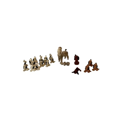 Ceramic Miniature Dogs- Lot of 22 