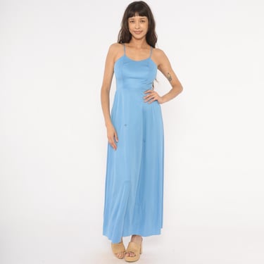 70s Prom Dress - Vintage 70s Maxi Dress | Milk Teeths - Long Beach, CA |  ATTIC