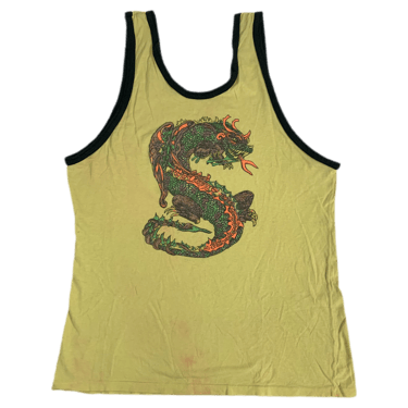 Vintage 2-Tone "Dragon" Tank Top