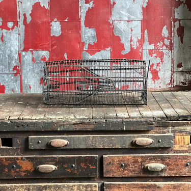 Antique Mouse & Rat Wire Trap Cage 