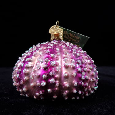 cj/ Nautical Themed Christmas Ornament - Purple Sea Urchin
