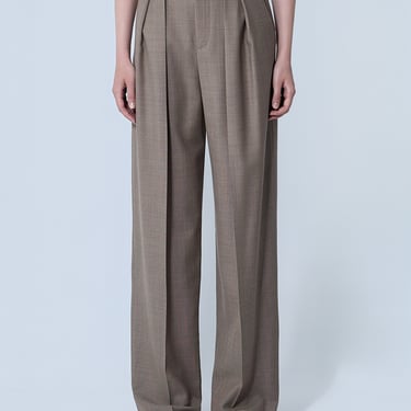 Saint Laurent Women Wool Chiné Pants