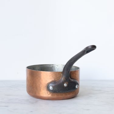 Petite Hammered Copper Pot