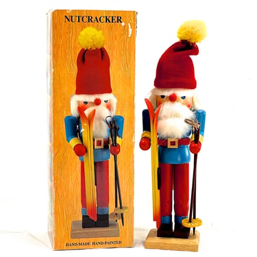 VINTAGE: 1992 - 13" Rare Handcrafted Nutcracker in Box - "Klaus Toysack" - #3182 - By International Silver Co - SKU 00034969 