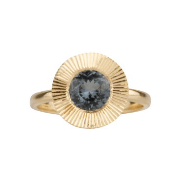 Blue-Purple Spinel Aurora Cocktail Ring — Corey Egan Trunk Show