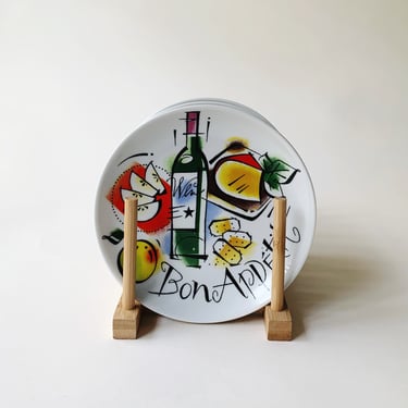 BON APPETIT PLATES - S/4 