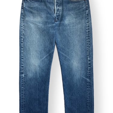 Vintage 80s Levi’s 501 Made in USA Medium/Light Wash Denim Jeans Size W33 L30 