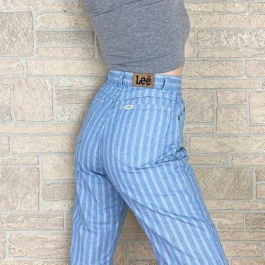 Lee Riders Vintage Pinstriped Pants / Size 25 26 