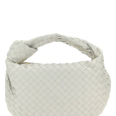 Bottega Veneta Woman White Leather Teen Jodie Handbag