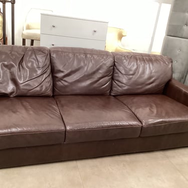 Faux Leather Sofa