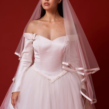 Silk Ribbon Veil