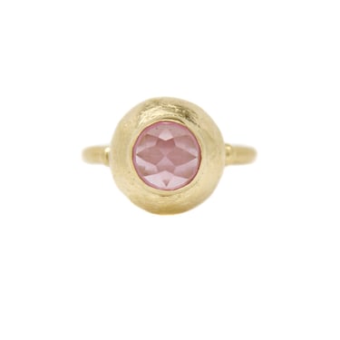 One-of-a-Kind Dot & Dome Pink Spinel Ring