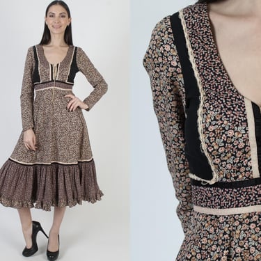 Vintage 80s Gunne Sax Dress With Pockets Jessica McClintock