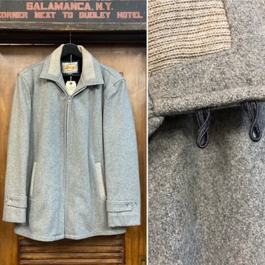 1950’s -Deadstock- Wool Rockabilly Coat Clicker Jacket, 50’s Jacket, 50’s Outerwear, 50’s Rockabilly Style, Vintage Clothing 