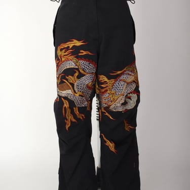 Maharishi Dragon Embroidered Pants