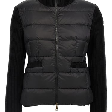 Moncler Women Two-Material Cardigan