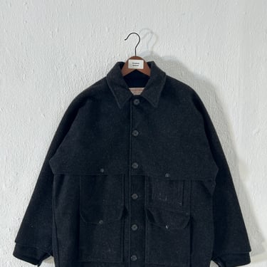 Vintage 1990s Filson Garment 100% Wool Dary Gray Coat Sz. 46 L